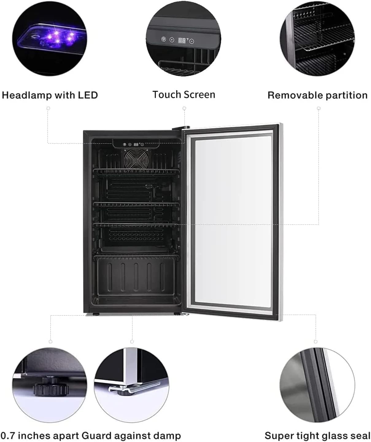 Antarctic Star 26 Bottle 130 Can Wine Cooler Fridge