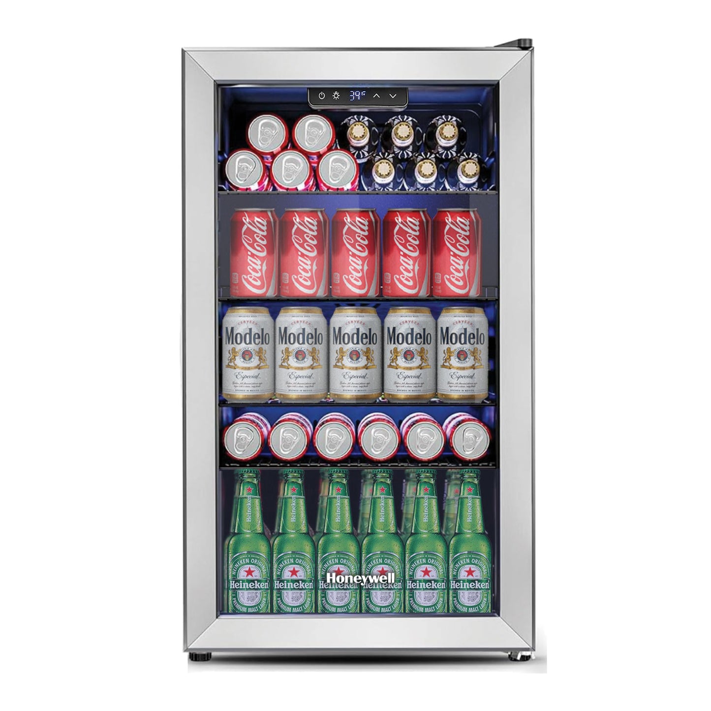 Honeywell Mini Beverage Fridge 116 Can Black