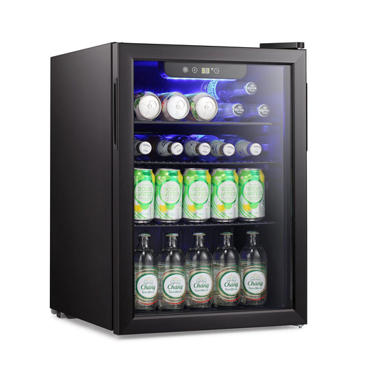 Antarctic Star 95 Can Beverage Cooler Glass Door